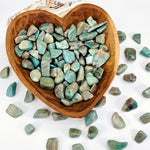 1 lb Bag Amazonite Tumbled Stones Small Gardening