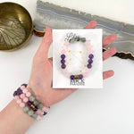 Libra Zodiac Gemstone Crystal Stretch Bracelet