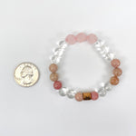 Taurus Zodiac Gemstone Crystal Stretch Bracelet