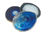 Blue Agate Slice - Agate Slices #6 - Beautiful Home Decor (AGBS)