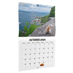 2024 Dogs Pooping in Beautiful Places Calendar