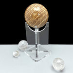 Acrylic Sphere Holder - Crystal Stand - (OF1-S8-B1)