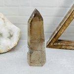 Polished Lodalite Point with Natural Inclusions- OOAK -