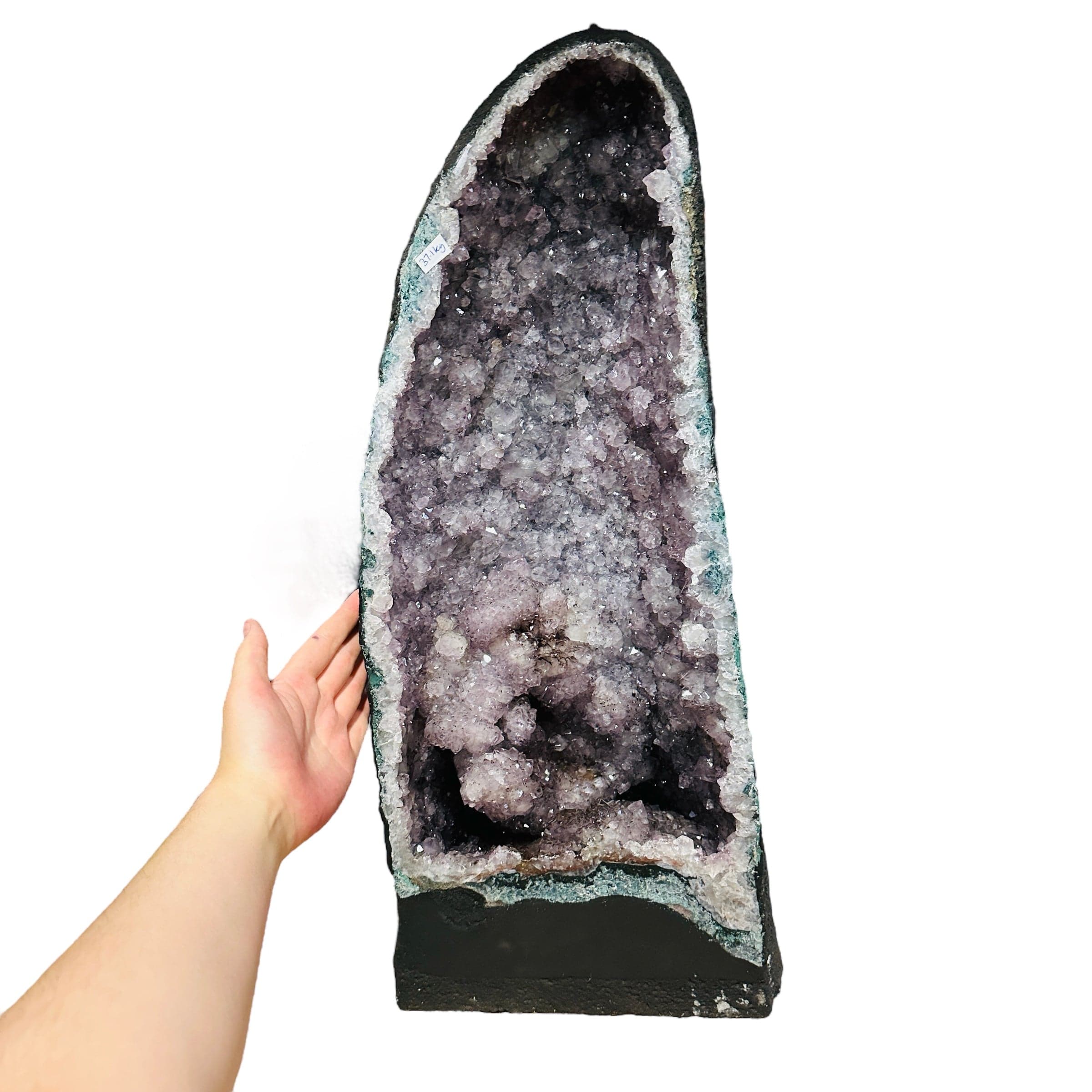 Amethyst Cathedral Crystal Geode Home Decor