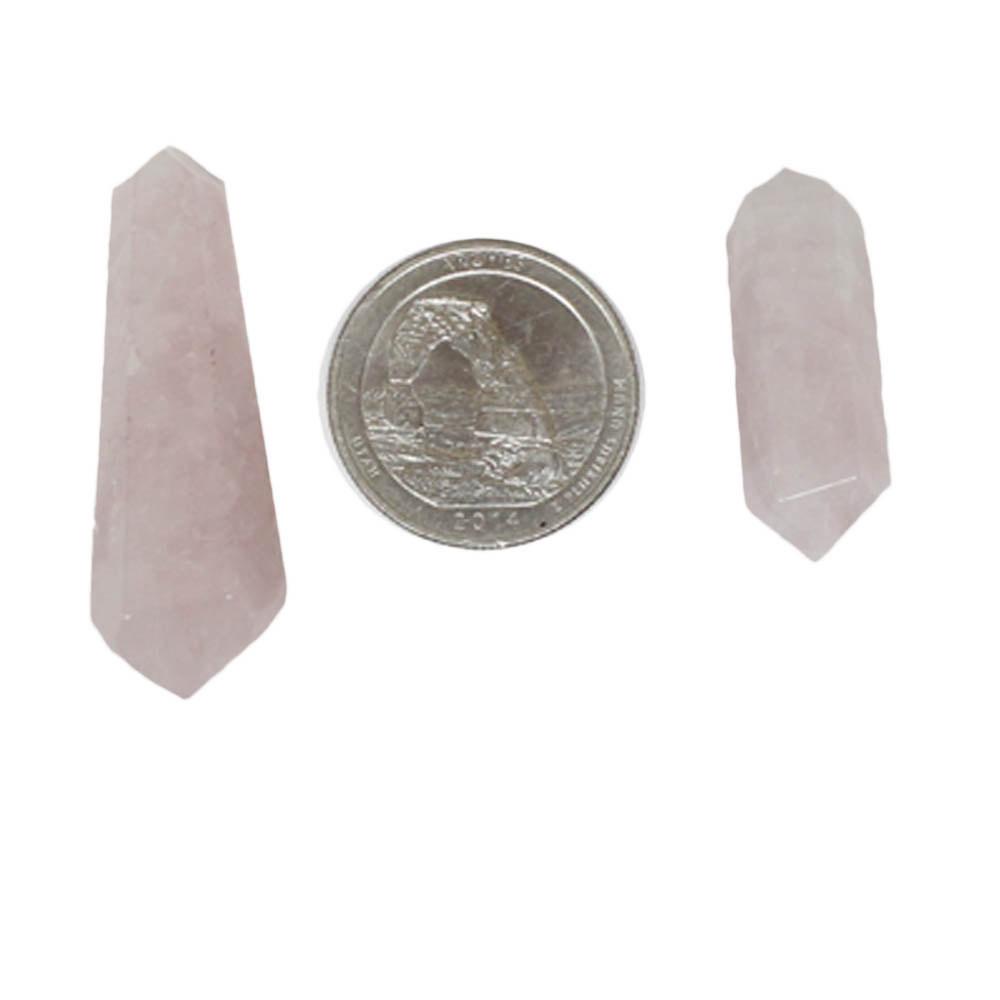 Rose Quartz Double Terminated Point (RK37B12-05)