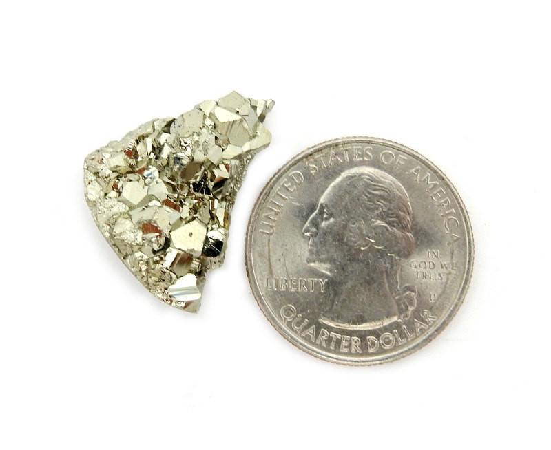 Pyrite Mixed Shape Cabochon - Chakra Reiki Jewelry Supply - (RK35B29-02)