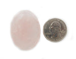 Rose Quartz Worry Stone Slab - Thumb Stone - Palm Stone - Metaphysical - Chakra